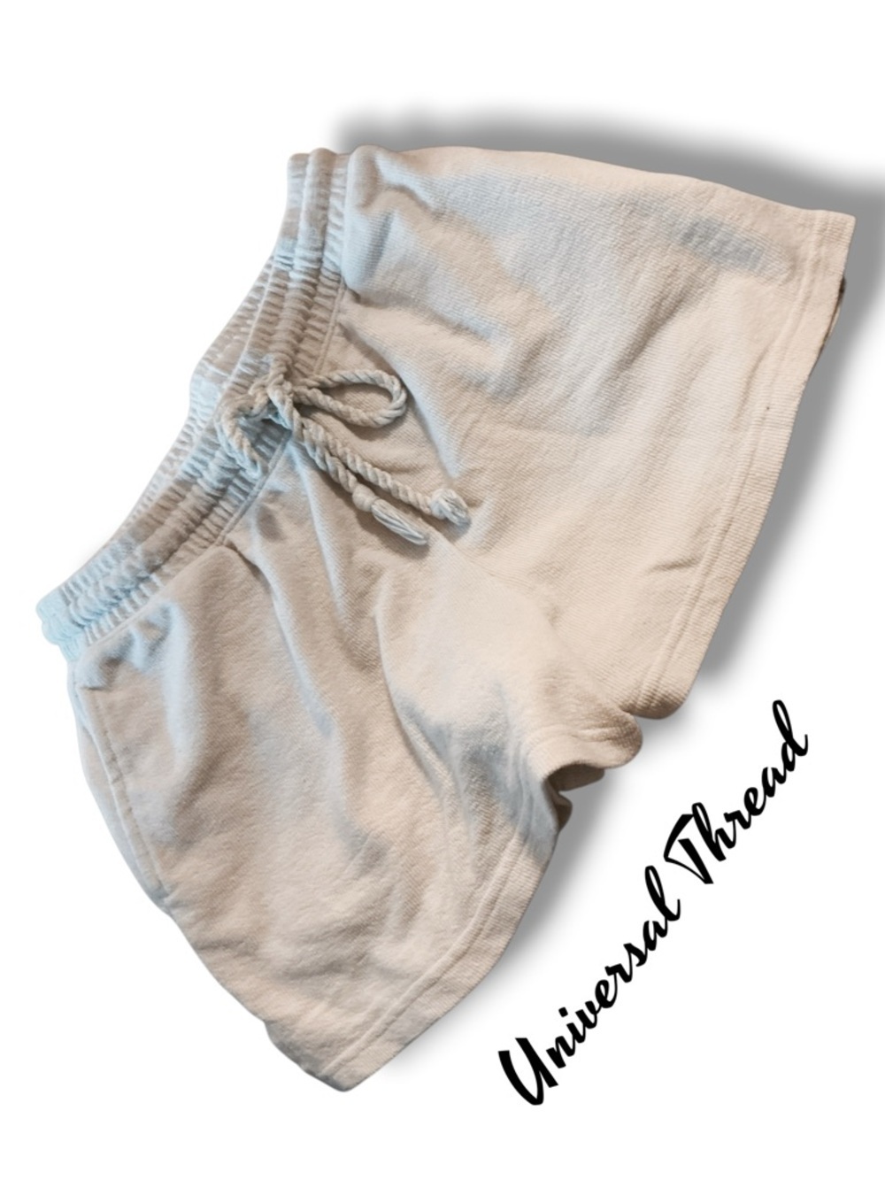 🌺Universal Thread White Terry Cloth Ribbed Shorts